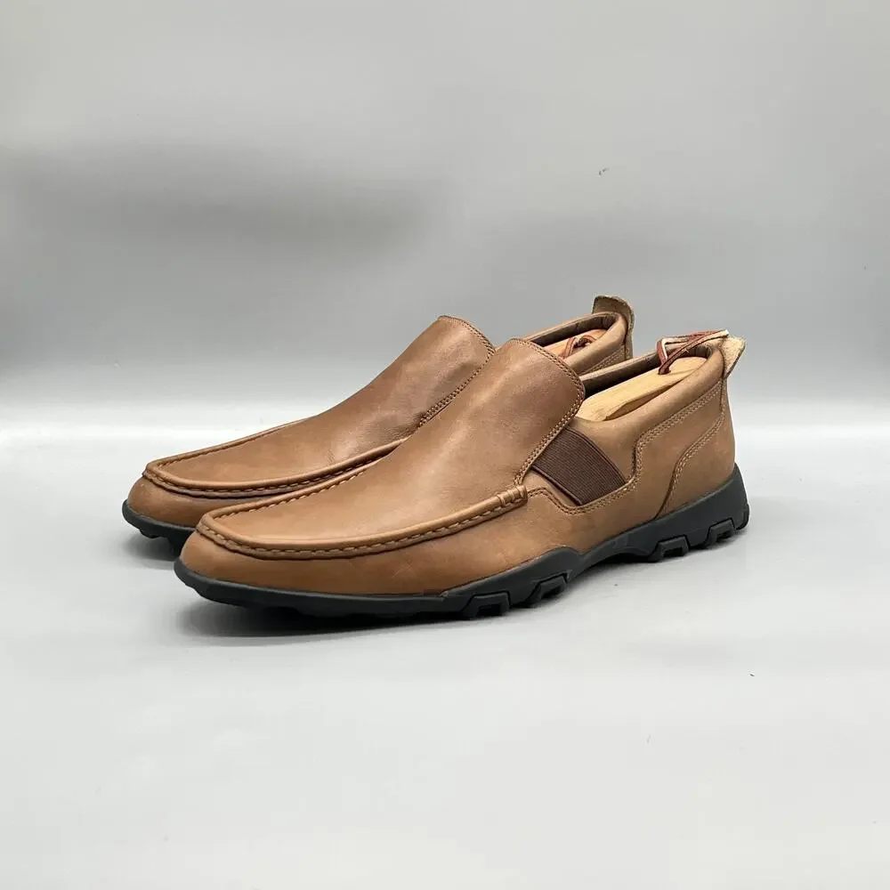 Cole Haan Shoes Mens 11 Brown Leather Slip On Loafers Casual Comfort Walking